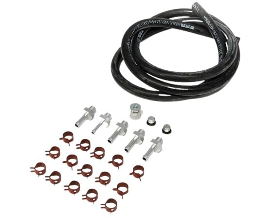 Cast ALPHA GT-R Plenum/Billet Intake Manifold Standard Fuel Rail (6 Injector) Black