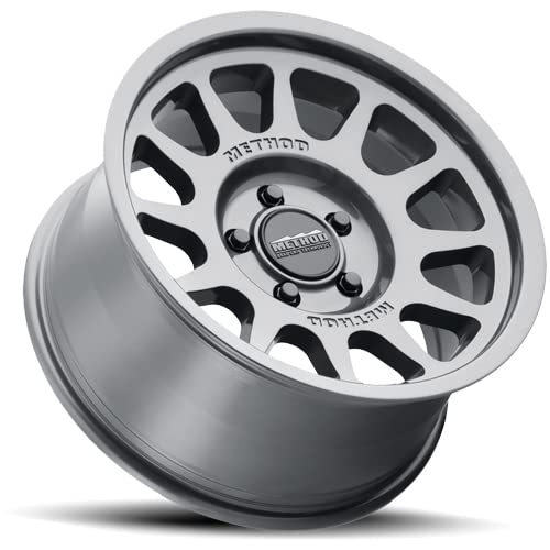 703 Method Race Wheels Titanium Wheel with Gloss (17 x 9. inches /5 x 5 mm, -12 mm Offset)