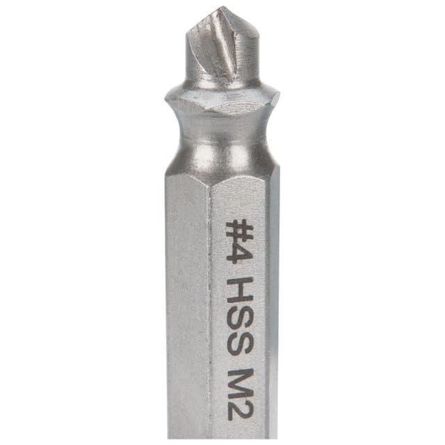 W491 Performance Tool X-Trax Screw Remover Set (4 Pieces) - Removes Stripped or Broken Screws, Dual Tips, Hardened Alloy