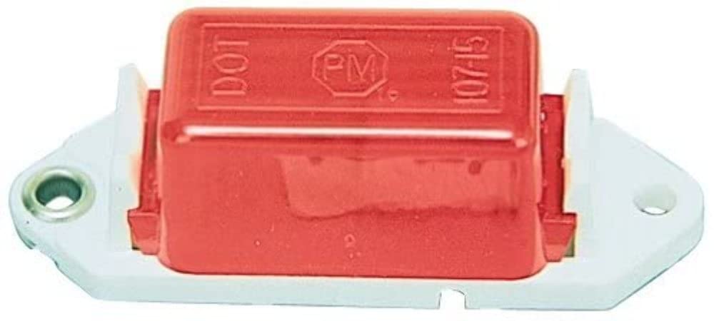 Peterson 107WR Rectangle Incandescent Marker/Clearance PC-Rated 3.18" x 1.00", Red, 3.25 inches