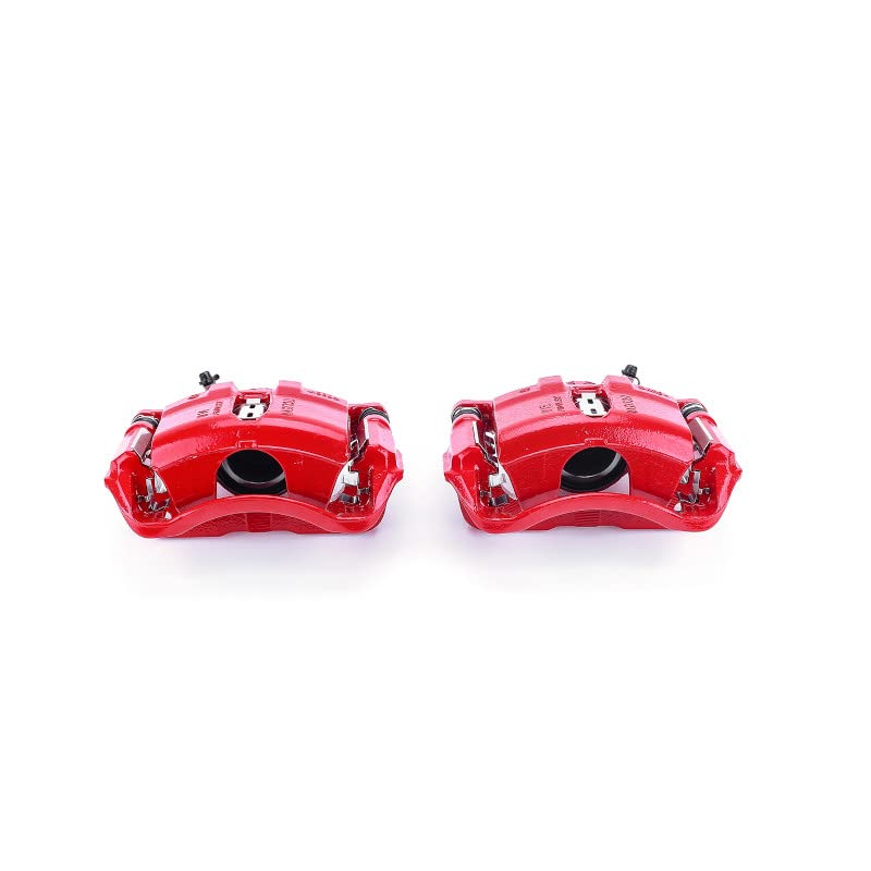 Power Stop Pair of High-Temp Red Powder Coated Front Calipers For Acura Legend 1991-1995, Acura RL 1996-1998, Acura TL 1996-1998, Honda Accord 1998-2002 [Model Specific]