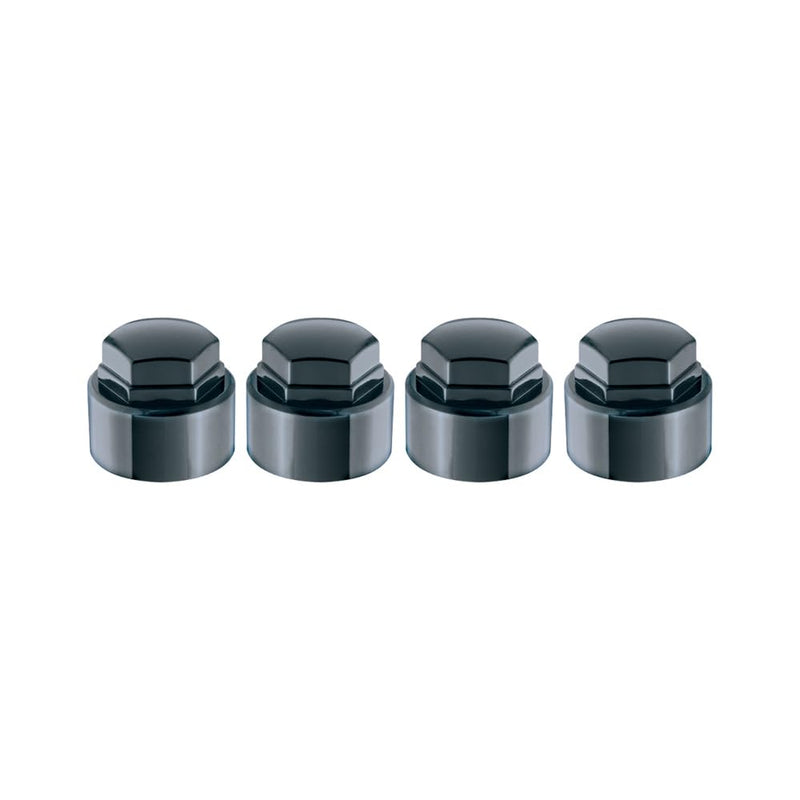 Black Nylon McGard Lug Caps - Pack of 4