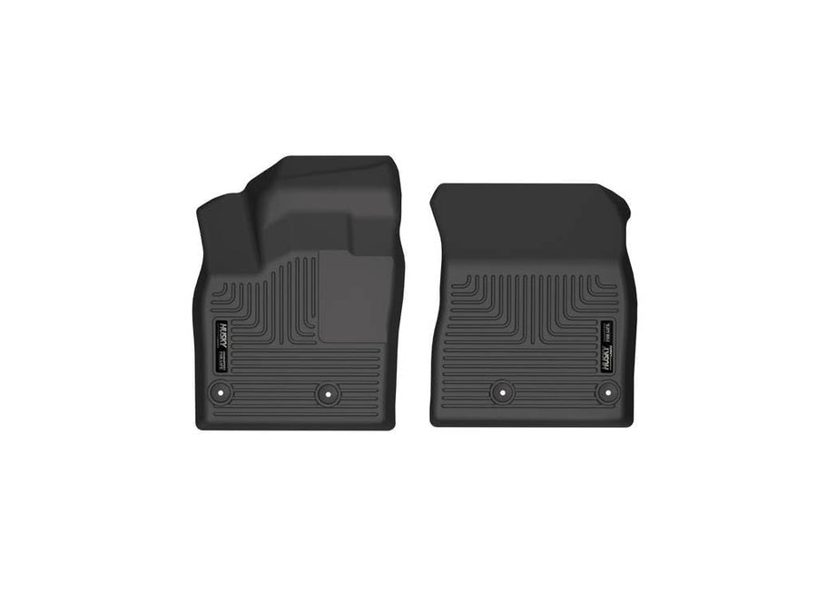 Husky Liners X-act Floor Mats Contour | Fits 2021-2025 Nissan Rogue | Front Row, 2-pc Black - 53981