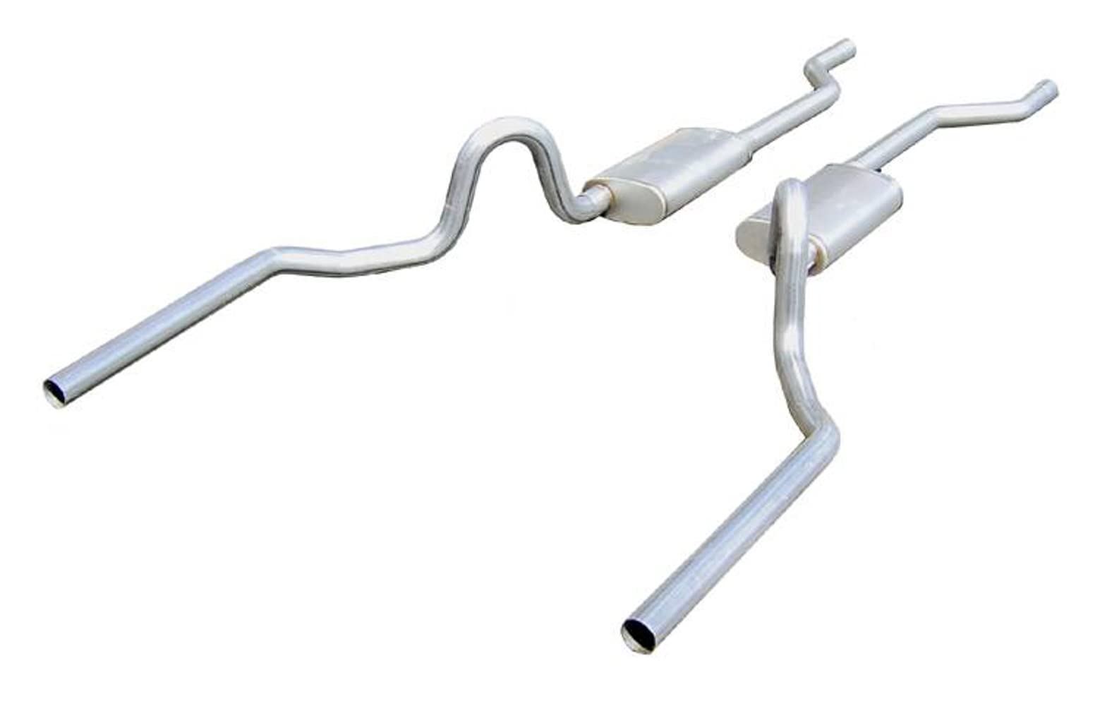 Pypes - SGA30T 409 SS Crossmember-Back Exhaust System With Split Rear Exit