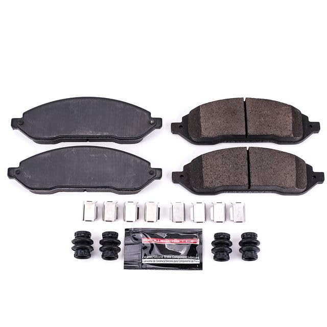 Power Stop Z23-1022 Z23 Evolution Sport Carbon Fiber Infused Ceramic Brake Pads with Hardware For Ford Freestar 2004-2007, Mercury Monterey 2004-2007 [Model Specific]