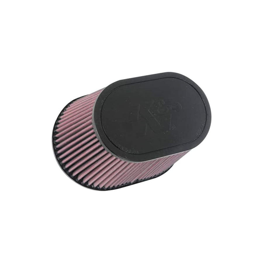 K&N Air Filter: Universal Clamp-On High Performance, Premium, Washable, Replacement Filter: Flange Inside Width: 4 In, Filter Height: 5 In, Flange Length: 1 In, RU-1001