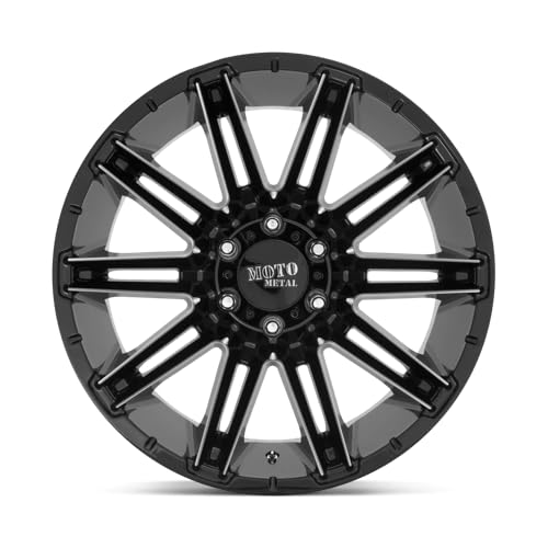 22X10 Moto Metal 5X5.5 4.08-36mm GLOSS BLACK MILLED - MO99822085318N