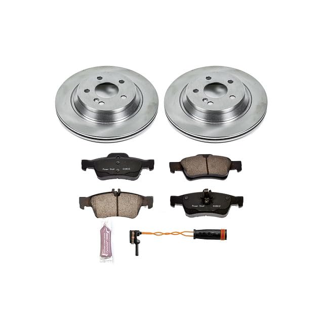 Power Stop Autospecialty KOE6567 Rear Replacement Brake Kit-OE Brake Rotors & Ceramic Brake Pads For Mercedes-Benz S430 2003-2006 [Model Specific]