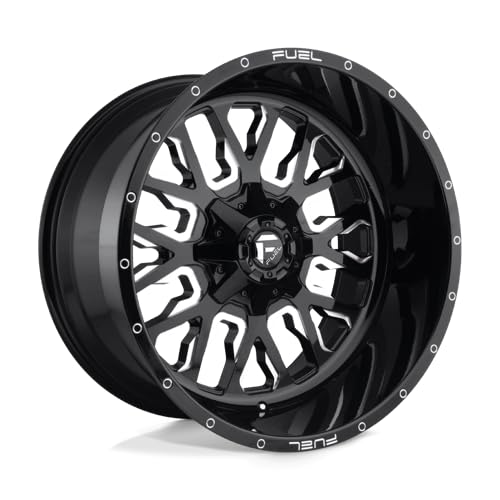 1PC Fuel D611 17X9 5X4.5/5.0 GL-BLK-MIL 01MM - D61117902650