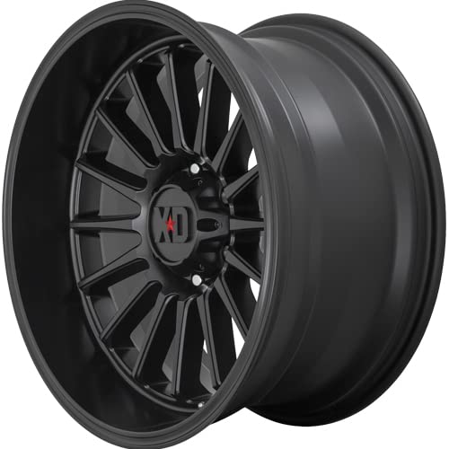 20x10 XD857 WHIPLASH, Bolt Pattern: 8x6.5/, Offset: -18, SATIN BLACK, set of 1