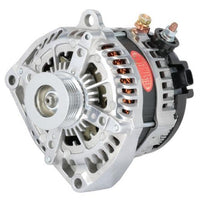 Alt Powermaster GM Denso Polished 245A 6 Grv OE