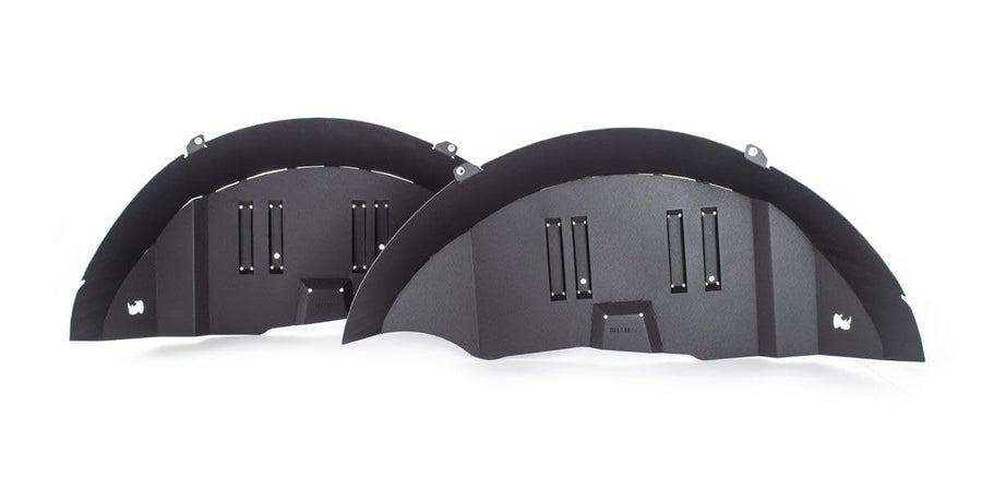 Inner Fender Liners Go Rhino Inner Fender Liners | Aluminum, Textured Black | 702012T | Fits 2018-2024 Jeep Wrangler JL/JLU Excludes Diesel Motors