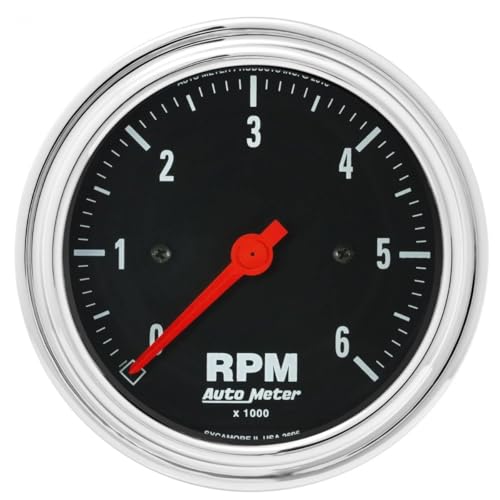 AutoMeter - Tachometer, Gauge, 3 3/8", 6K RPM, in-Dash,