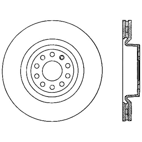 Brake Rotor StopTech 125.33098CRY
