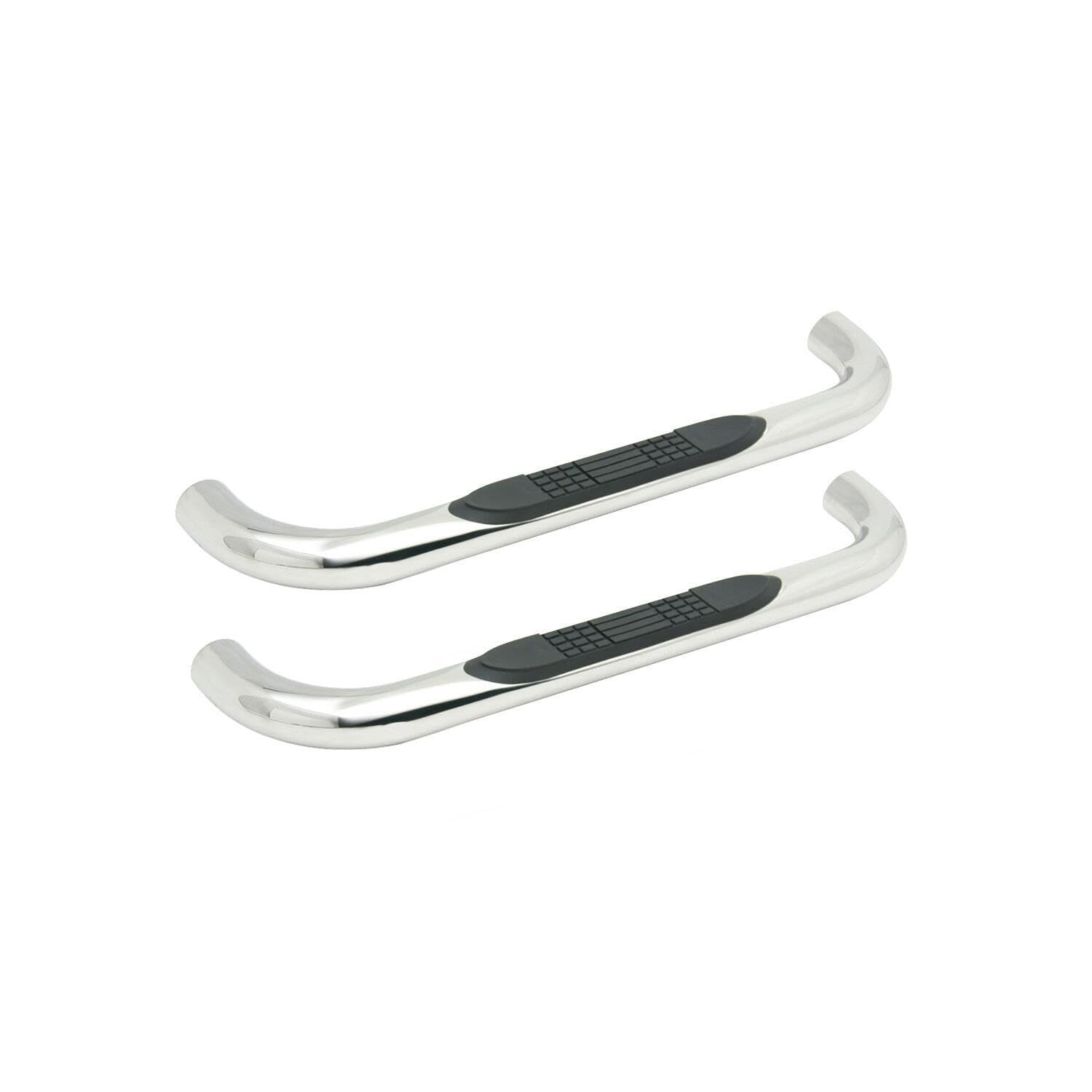 3" Tuff-Bar Wheel-to-Wheel Black Step Bar 1-35134