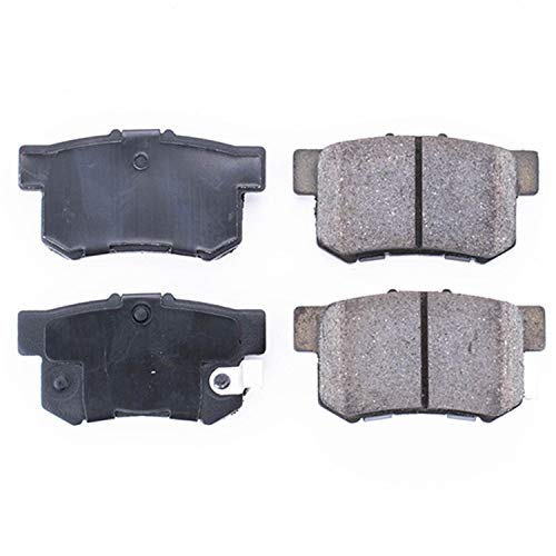 Rear Power Stop 16-537 Z16 Evolution Ceramic Brake Pads For Acura CL ILX Integra Legend RL RSX TL TSX Vigor | Honda Accord Civic CR-Z Odyssey Prelude S2000 | Oasis | Suzuki SX4 [Application Specific]