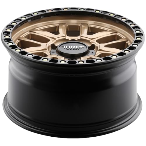 Monarch 901 Thret Offroad Wheel 22x10 5x127 Gloss Black Milled -21mm - FREE T-SHIRT INCLUDED!