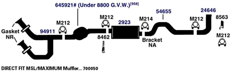 Hanger AP Exhaust 8462