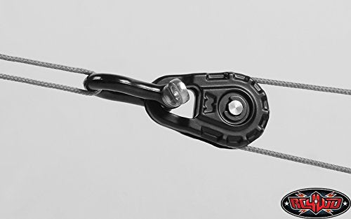 Epic WARN Multi-Purpose Snatch Block: 6 Ton (12,000 lb) Capacity, Black