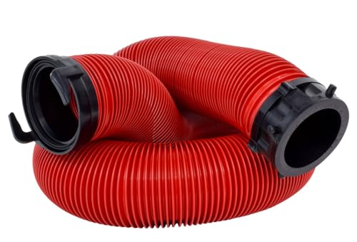 EZ Coupler Valterra 10' RV Extension Hose, Red