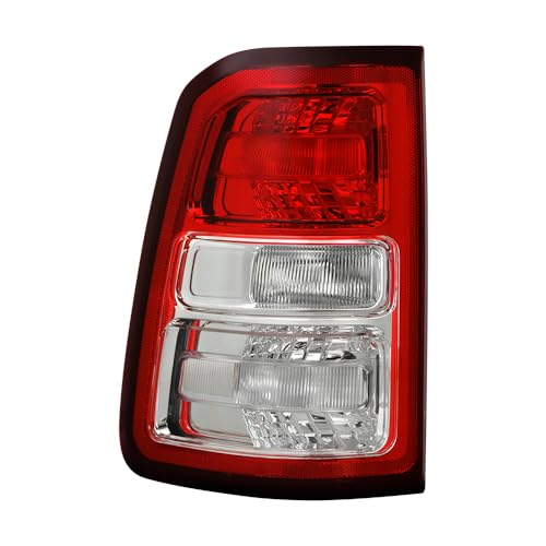 Dodge Ram 1500 Big Horn/Tradesman Halogen Chrome Bezel Red Len Tail Light - OE Left Spyder (POE) (CH2800221)