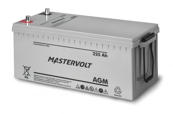 Mv Mastervolt 62002250 12/225 Ah Agm Battery