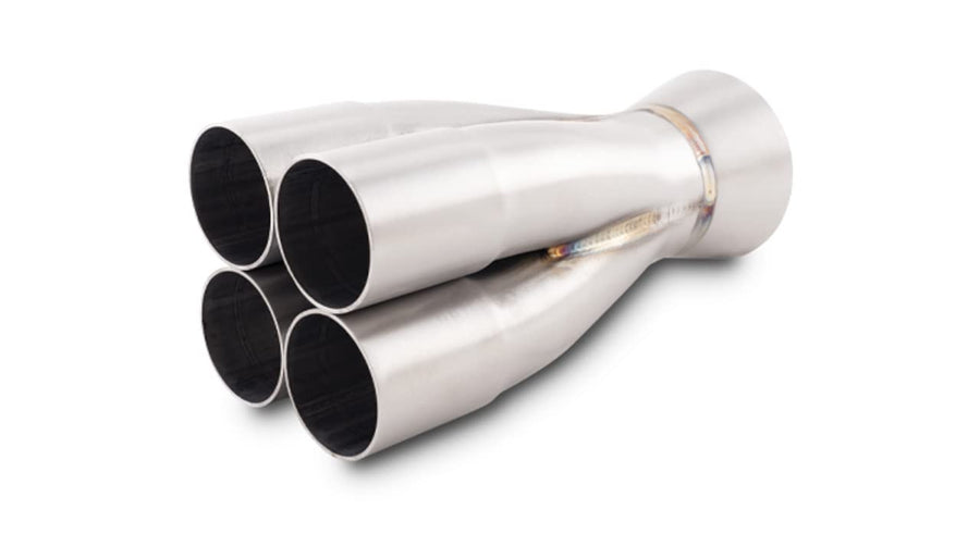 Stainless Steel Vibrant 4-1 Merge Collector, 1.625" Inlet I.D.; Merge O.D. - 2.25"; Outlet O.D. - 3.00" - 10304