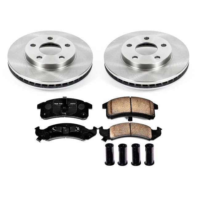 POWERSTOP Autospecialty KOE1534 Front Replacement Brake Kit-OE Brake Rotors & Ceramic Brake Pads