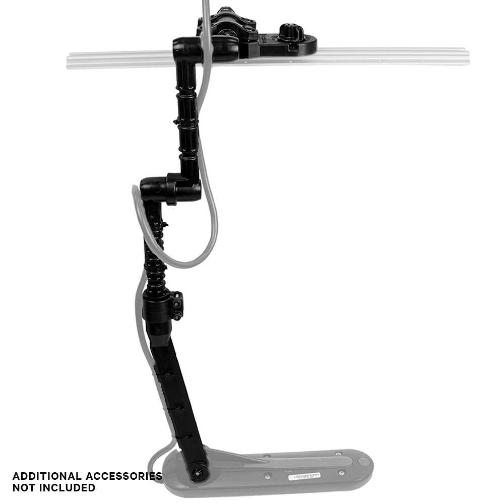 Switchblade YakAttack Transducer Mount | Track Mount Fish Finder Arm for Kayaks | 25.75" Adjustable Deployment Arm | Low Profile & Hydrodynamic | Built for Saltwater Use | Made in USA