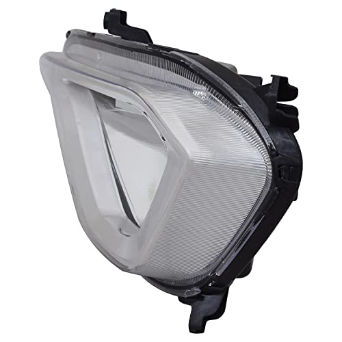 Left TYC Fog Light Assembly Compatible with 2013-2016 Hyundai Santa Fe