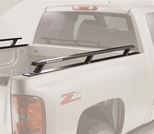 BACKRACK RealTruck Side Rails to use w/Standard Bed | Black, No Drill | 65520 | Fits 2014-2018 Chevrolet/GMC Silverado/Sierra 1500 6.5' Bed