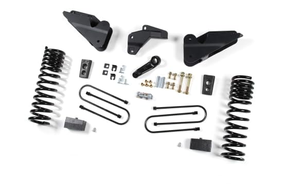 Zone Offroad 4 inch Standard Full Suspension Lift Kit | 2013-2018 Ram 3500 4WD Gas | ZOND138N 2" Rear Lift | Nitro Shocks