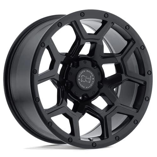 Overland Black Rhino 17x8 5x4.5" +35mm Matte Black Wheel Rim 17" Inch 1780VRL355114M76