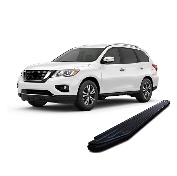 Exceed Black Horse Running Boards Compatible with 2014-2021 Infiniti QX60|2013-2021 Nissan Pathfinder (Excludes 2015 Platinum series)-EX-NIPA13