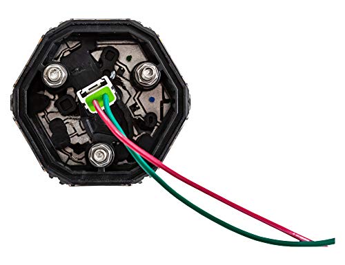 Buyers Products SAE J845 Class 2 LED Micro Beacon, Rated IP67, Permanent Mount, Light For Dump Trucks, Service Body Trucks, Strobe Lights for Vehicles