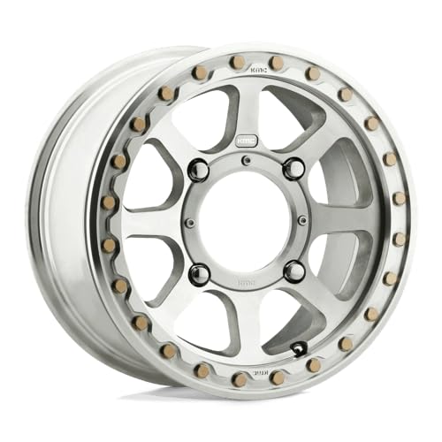 15x6 Kmc Atv Addict 2 Beadlock 4x137 et Machined Wheel
