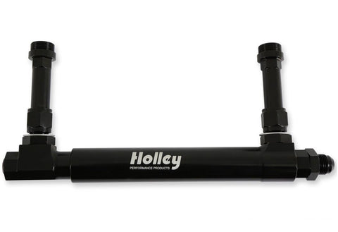 34-39 Holley Black Anodized Adjustable Billet Fuel Line