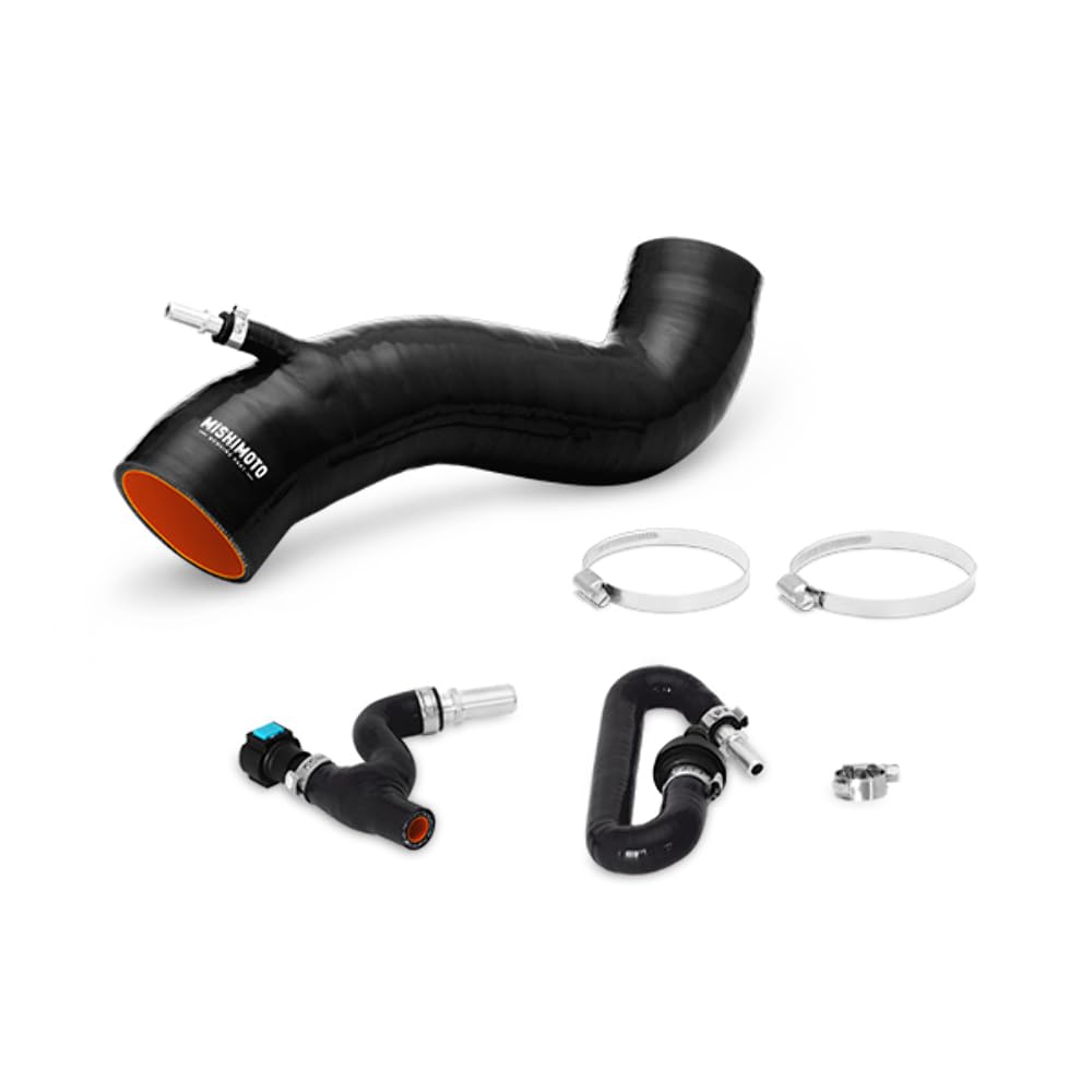 Mishimoto Silicone Induction Hose MMHOSE-FIST-16IHBK Fits Ford Fiesta ST 2016-2018 Black