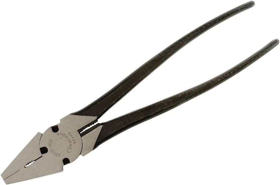 Crescent 10-1/4" Fence Tool Button Pliers - Heavy-Duty Electrician Tools for Fencing, Home Improvements & Repair - 100010VN-05