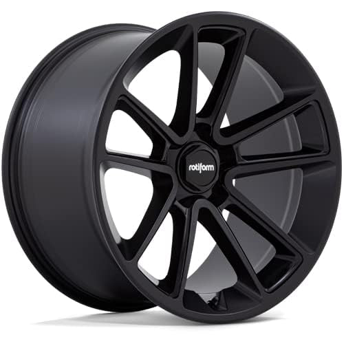 R194 Rotiform 22X12 5X120 MT-BLK-BLK-CAP 15MM - R194222011+15