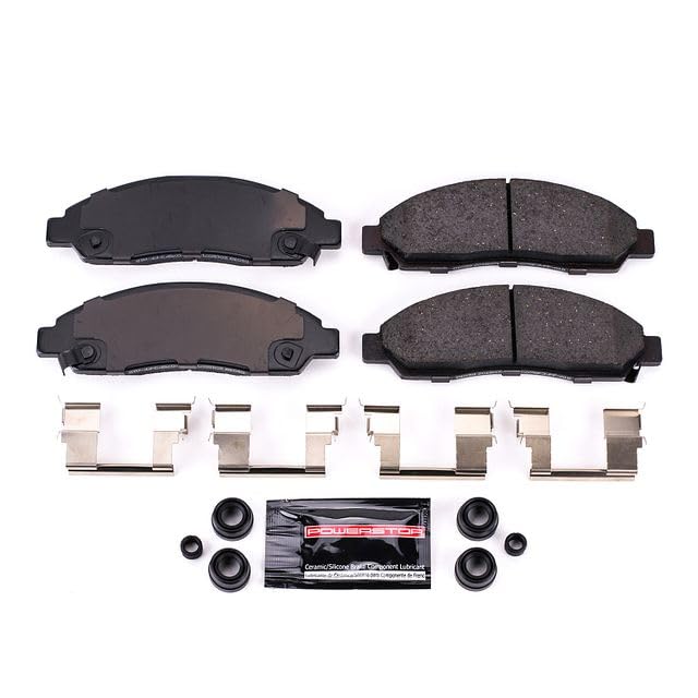 Power Stop Z23-1039 Z23 Evolution Sport Carbon Fiber Infused Ceramic Brake Pads with Hardware For Chevrolet Colorado, GMC Canyon, Isuzu i-, Isuzu i-290, Isuzu i-, Isuzu i-370 [Model Specific]