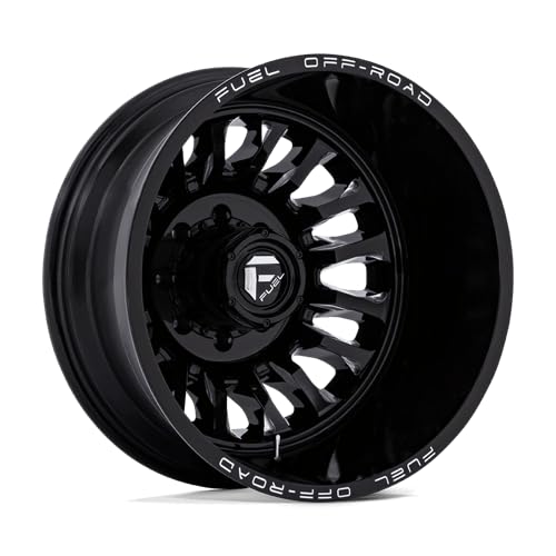 FUEL OFF-ROAD D868 20X8.25 ARC DUALLY, 8X200, -4.31, 227mm GLOSS BLACK MILLED - D86820829245