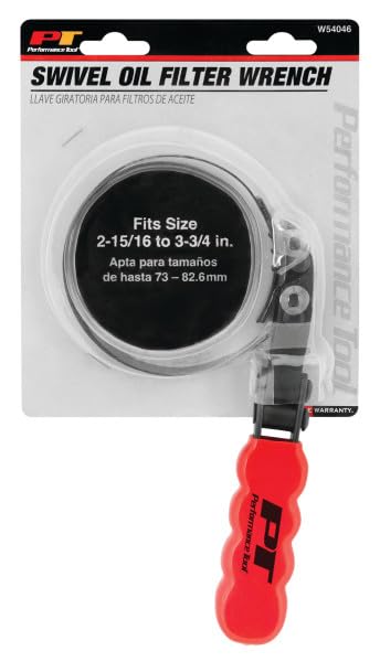 W54046 Performance Tool 2-15/16 to 3-3/4-Inch Swivel Filter Wrench