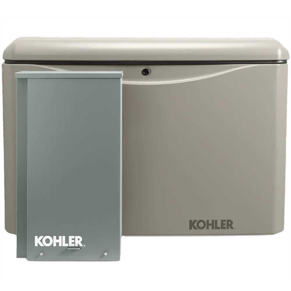 Air-Cooled Kohler 26RCAL-200SELS Standby Generator with 200 Amp Transfer Switch Single Phase, 26,000-Watt