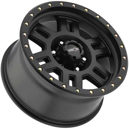 18x9 Vision Manx 398 Matte Black 6x135 +18mm Wheel Rim