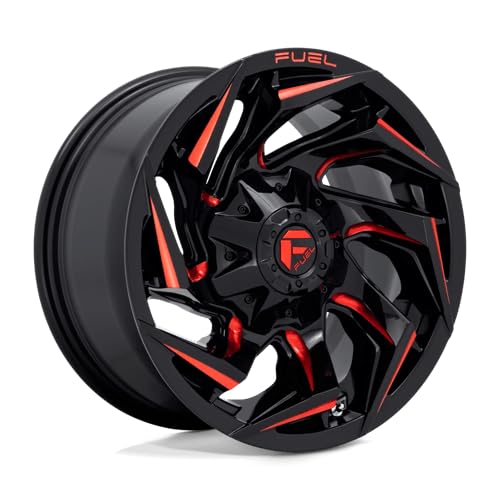 1PC Fuel D755 15X8 5X5.5 GL-BLK-MIL-RTTC -12MM - D75515808540