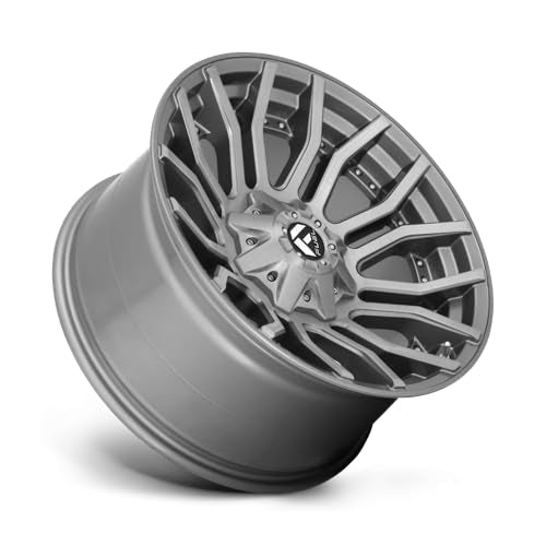 D713 RAGE PLATINUM FUEL OFF-ROAD 20X10, 8X180, 4.79, -18mm BRUSHED GUN METAL TINTED CLEAR - D71320001847