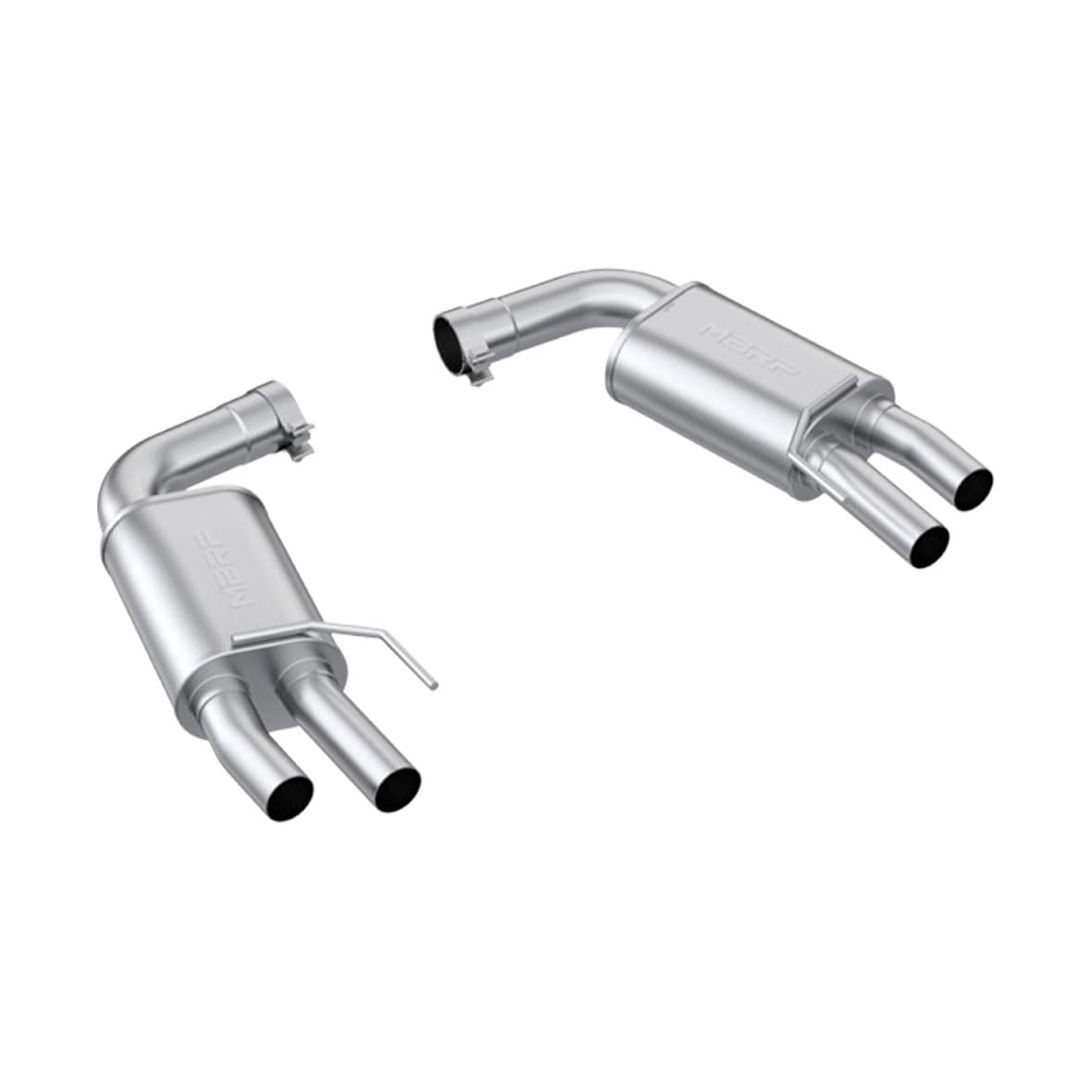 MBRP 5.0L T304 Race To Street Profile Stainless Steel 3in Exhaust Conversion Kit 18-19 Ford Mustang