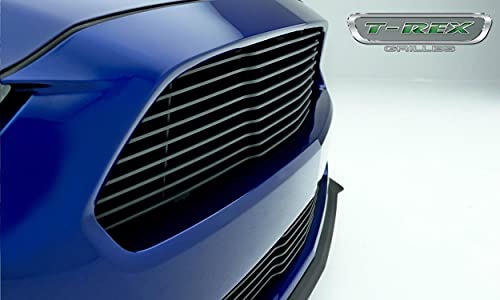 Compatible T-Rex Grilles with Mustang GT (2015-2017) Billet Grille, Black, 1 Pc, Replacement - PN #6215301