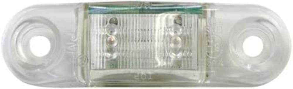 Peterson P1268W-MV Oval Led Side Marker/Outline Light, Ece, 2M Leads 2.75"X.75" Mv